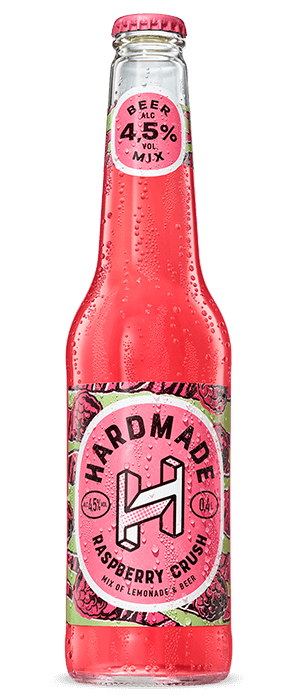 'Hartgemachte Himbeerflasche 400 ml