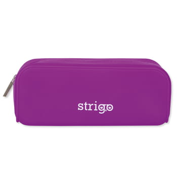 Strigo lila rechteckiges Silikon-Federmäppchen