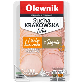Trockene Krakowska-Mix-Scheiben Olewnik 90g