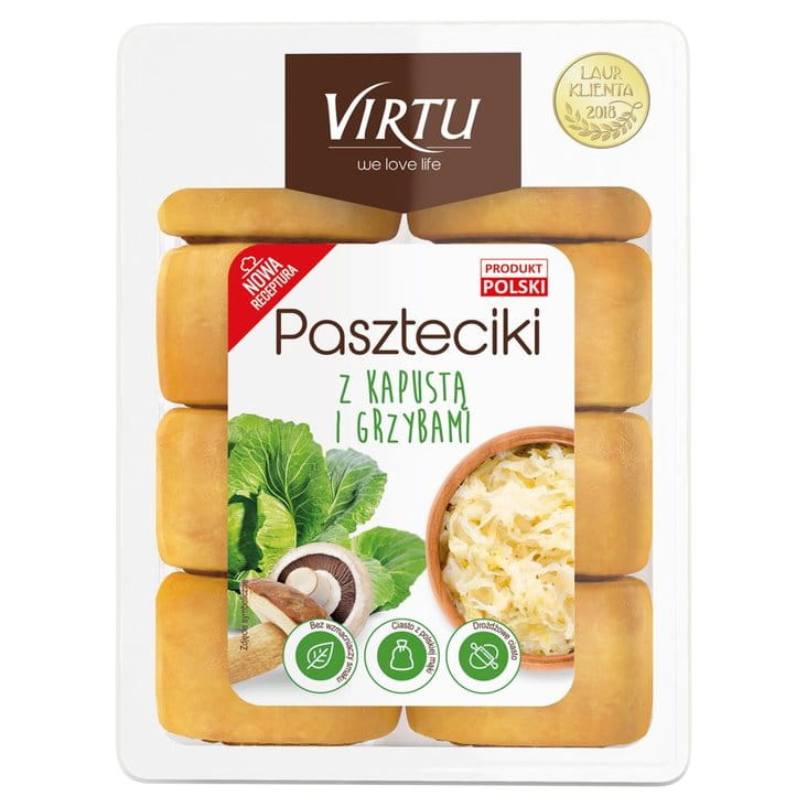 Pastetchen mit Kohl und Pilzen Virtu 250g