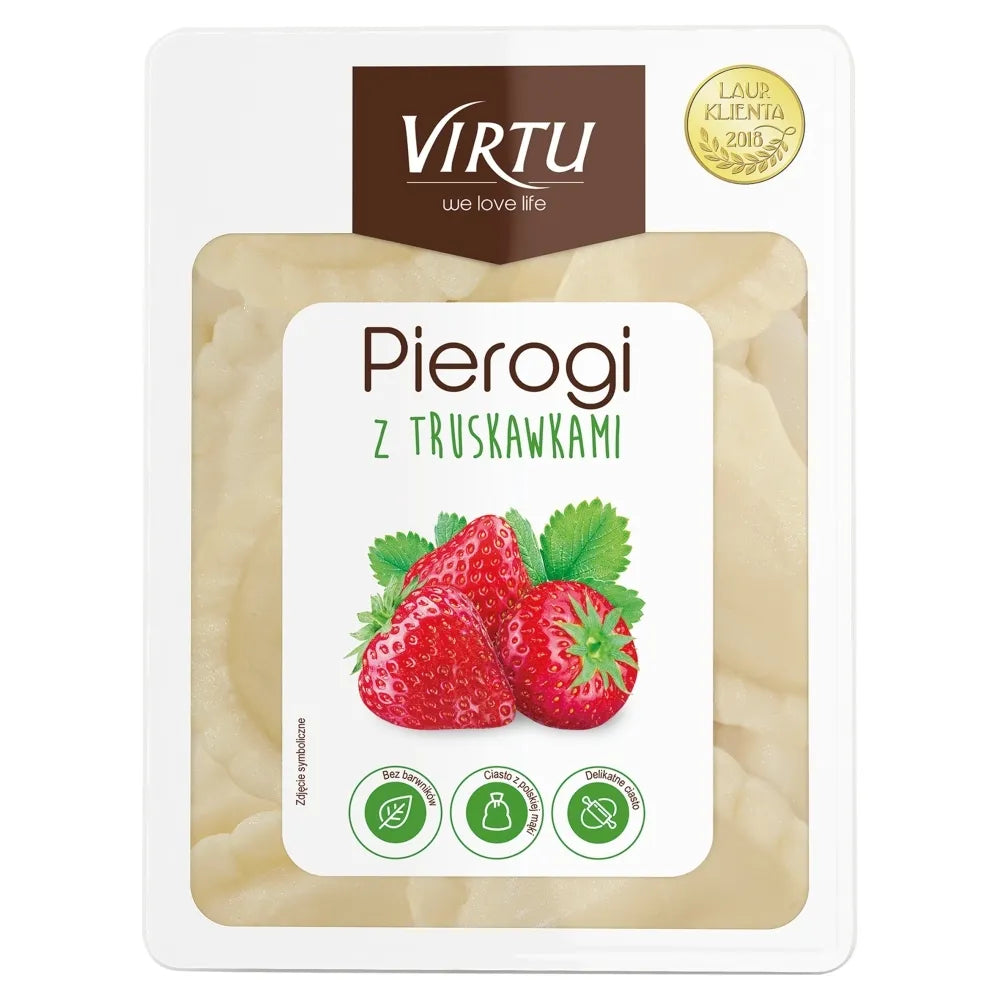 Knödel mit Erdbeeren Virtu 400g