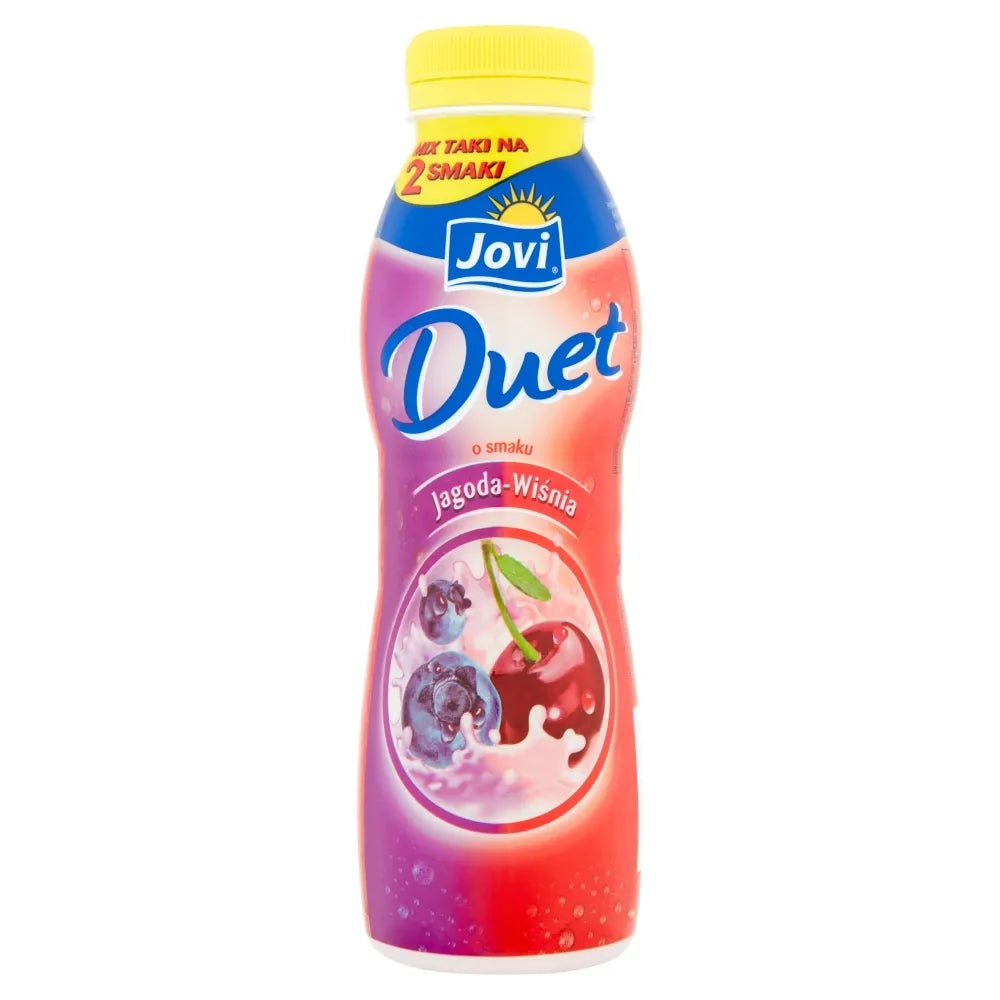 Jovi Duet Trinkjoghurt Heidelbeer-Kirsche 350g