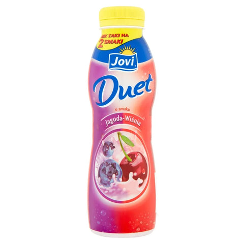 Jovi Duet Trinkjoghurt Heidelbeer-Kirsche 350g