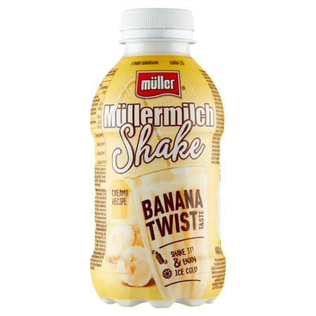 Milchgetränk Müllermilch Shake Bananengeschmack 400g
