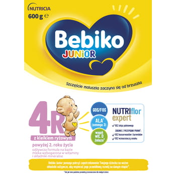 Bebiko Junior 4R NUTRIflor Expertenmilch mit Reisbrei für Kinder ab 2 Jahren 600g