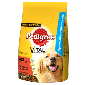 Hundefutter mit Rind und Geflügel Pedigree 10 kg
