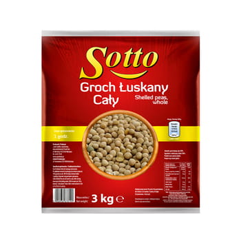 Geschälte Erbsen, ganzer Sotto, 3 kg