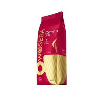 Geröstete Kaffeebohnen Crema Gold Woseba 500g