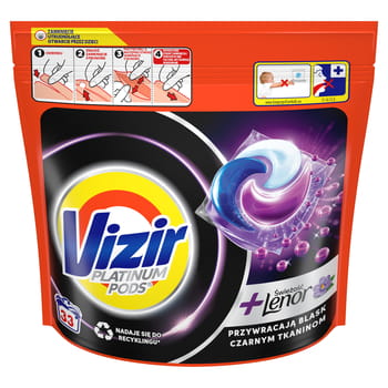 Waschkapseln Platinum Pods Black Vizir 33 Stk.