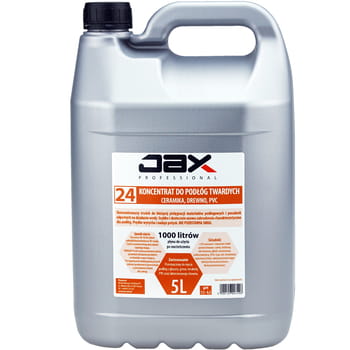 Professionelle Flüssigkeit für Hartböden aus Keramik, Holz, PVC JAX PROFESSIONAL „24“ 5l