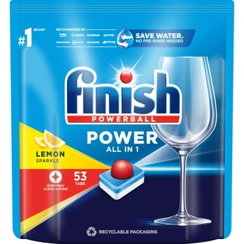 Spülmaschinentabs Power All-in-1 Lemon Finish 53St.