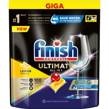 Finish Ultimate All-in-1 Zitronen-Geschirrspültabs 100 Stk.