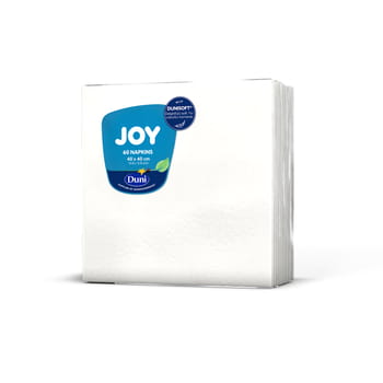Servietten 40x40cm Dunisoft weiß Duni 60St.