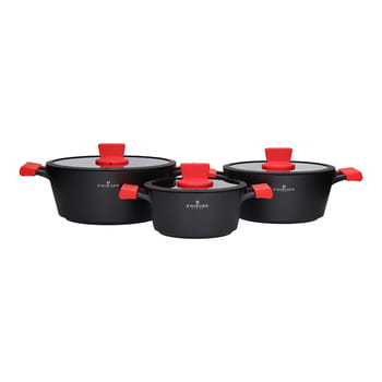 Obsidian Zwieger Topfset 6-teilig