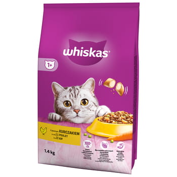 Trockenfutter für Katzen Whiskas 1+ Huhn 1,4 kg