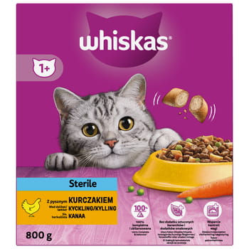 Trockenfutter für Katzen Whiskas Sterile Chicken 800g
