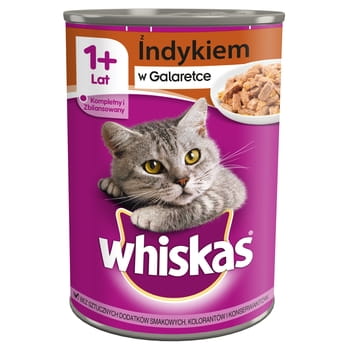 Nasses Katzenfutter mit Truthahn Whiskas 400g