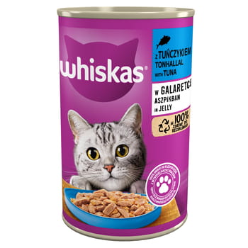 Nasses Katzenfutter Thunfisch in Gelee 400g