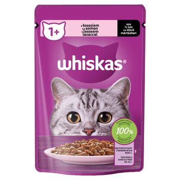 Beutel für Katzenlachs in Whiskas-Sauce 85g