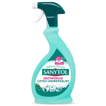 Universalspray zur Reinigung und Desinfektion mit dem Duft von Eukalyptus Sanitol 500 ml