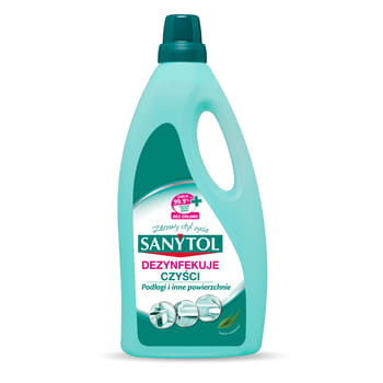 Universelle Flüssigkeit zum Waschen und Desinfizieren von Böden und anderen Oberflächen mit dem Duft von Eukalyptus Sanytol 1l