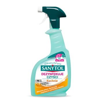 Spray für die Küche mit Zitrusduft, reinigt, entfettet und desinfiziert Sanytol 500 ml