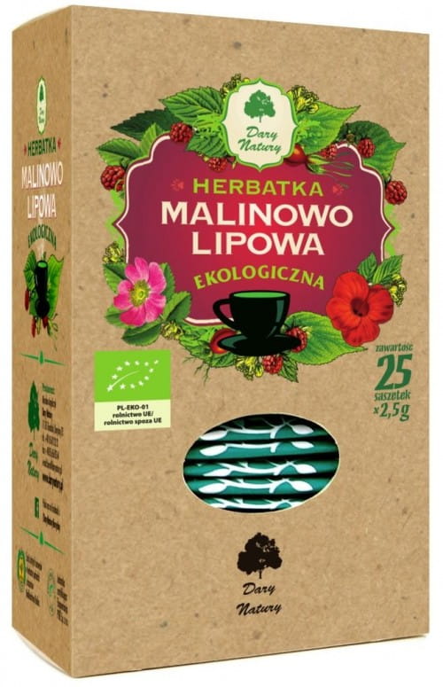 Limetten-Himbeer-Tee BIO Dary Natury 25tb 