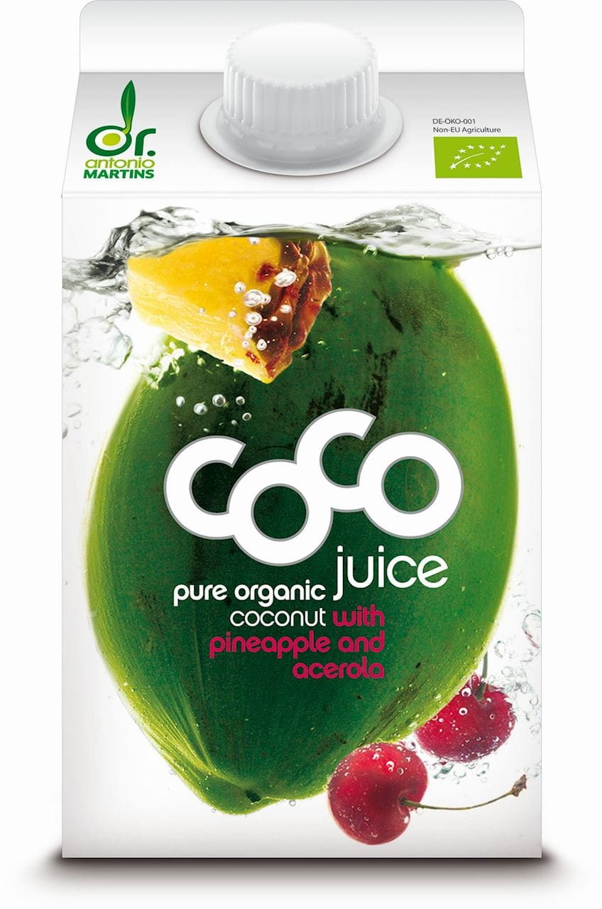 Kokoswasser mit Ananas und Acerola BIO 500 ml - COCO (DR. MARTINS)