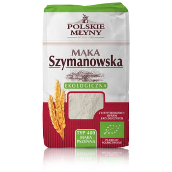 Weizenmehl Szymanowska Ökologisch TYP 480 Polskie Młyny 1kg