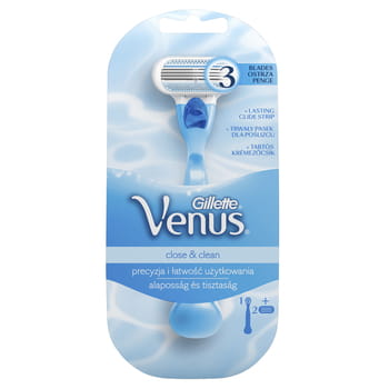 Gillette Damenrasierer Venus Classic mit 2 austauschbaren Klingen