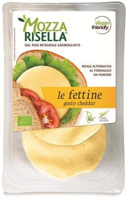 Veganer Käse aus Vollkornreis nach Cheddar-Art BIO 80 g MOZZARISELLA
