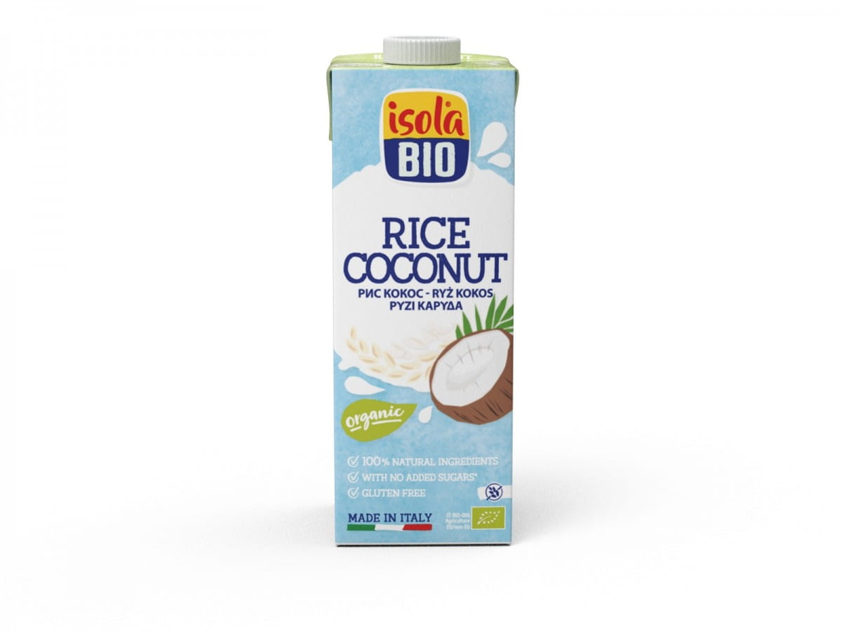 Glutenfreies Kokosreisgetränk BIO 1000 ml ISOLA bio