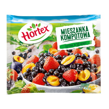 Gefrorene Fruchtkompottmischung Hortex 450g
