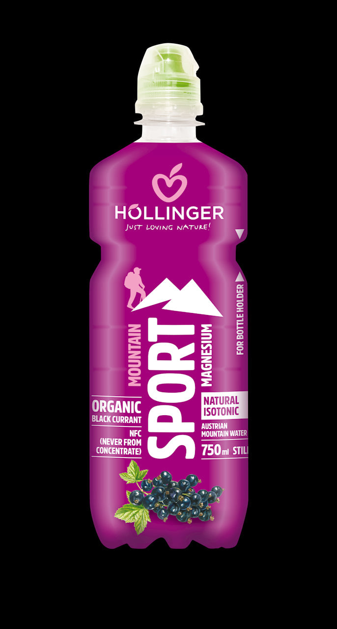 Sportgetränk mit Johannisbeergeschmack BIO 750 ml - HOLLINGER