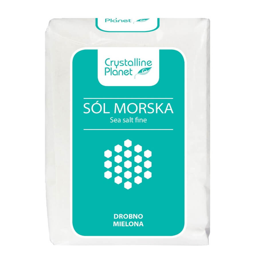 Meersalz, fein gemahlen 600 g - CRYSTALLINE PLANET