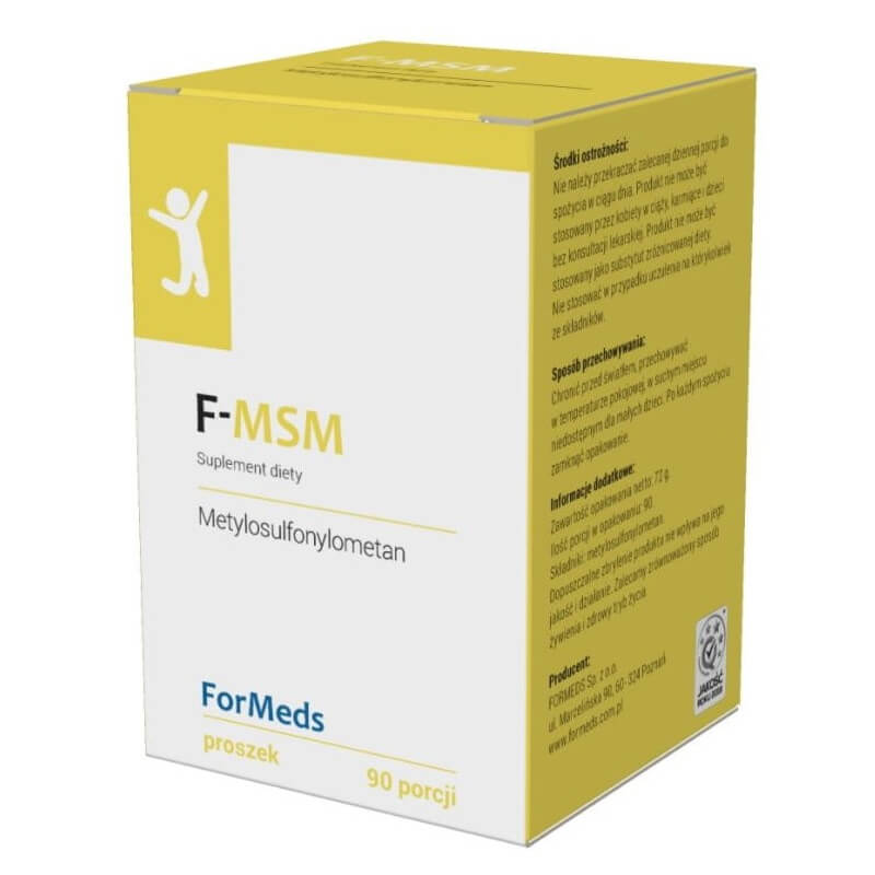 Formeds F-MSM (Méthylsulfonylméthane) - Complément Alimentaire 72 G - Neuf Sous Emballage