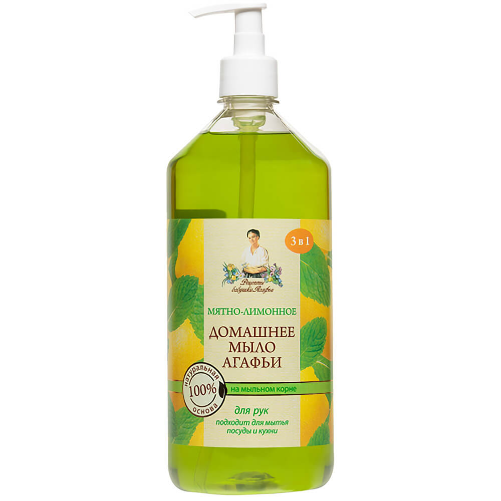 Startseite Minz-Zitronen-Seife 1000 ml - AGAFI