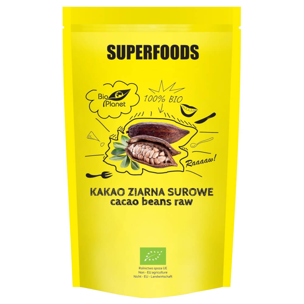 Rohe Kakaobohnen BIO 200 g - BIO PLANET
