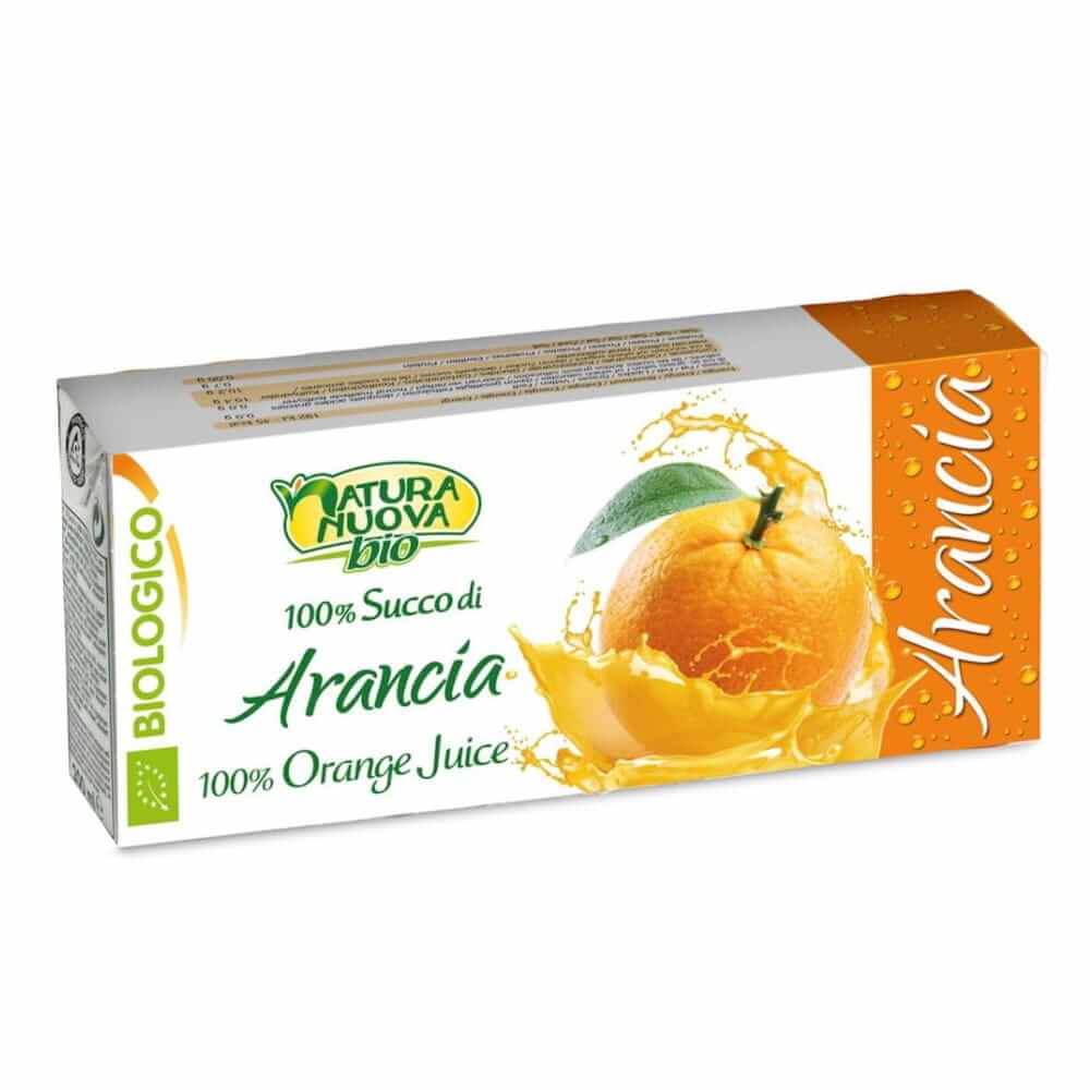 Orangensaft rekonstituiert aus konzentriertem Orangensaft BIO 3x200 ml - NATURA NUOVA