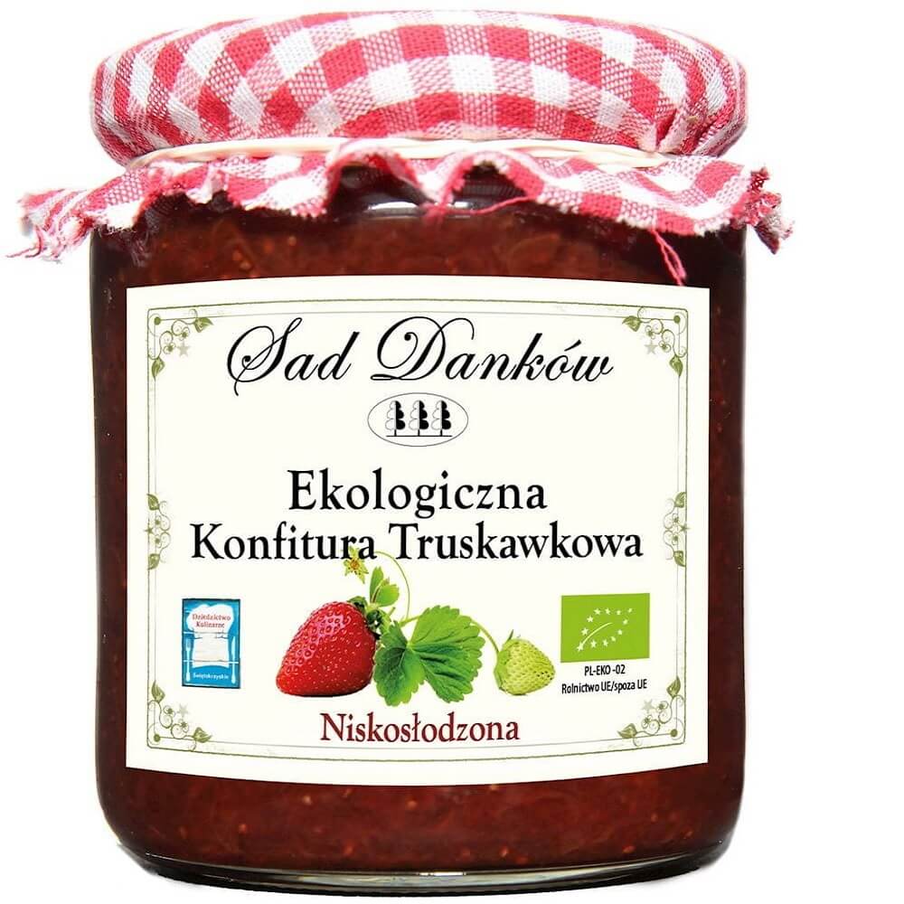 Erdbeermarmelade BIO 270 g - SAD DANKÓW