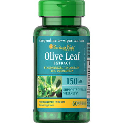 Olivenblattextrakt 150 mg Olivenblattextrakt 60 Kapseln PURITAN'S PRIDE