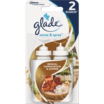 Glade Sense&Spray Sensual Sandalwood&Jasmin Lufterfrischer Nachfüllung 2x18ml