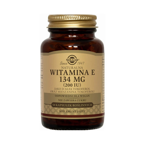 Vitamin ED - Alpha-Tocopherol und eine Mischung aus Tocopherolen 134 mg 200 IE 50 Kapseln SOLGAR
