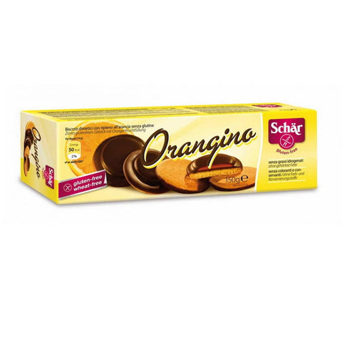 Orangino Kekse in Schokolade glutenfrei 150 g SCHÄR