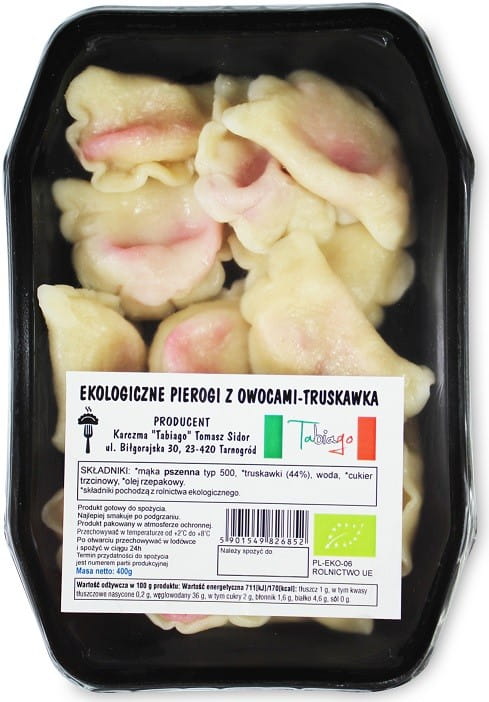 Knödel mit Früchten - Erdbeere BIO 400 g - KARCZMA TABIAGO