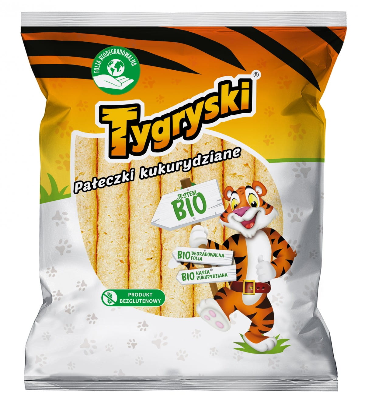 Glutenfreie Tigermais-Sticks BIO 60 g TBM