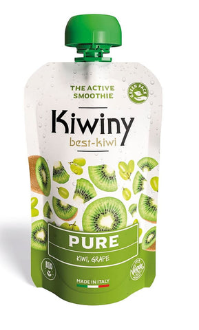 Kiwipüree mit Traubensaft ohne Zuckerzusatz glutenfrei BIO 100 g - KIWINY