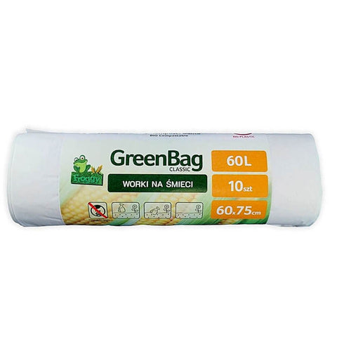 BIO- und Mischabfallsäcke (kompostierbar) 60 L 10 Stück - FROGGY
