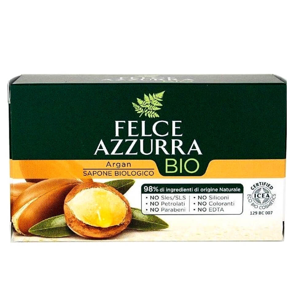 Seifenstück Arganöl Öko 125 g - FELCE AZZURRA