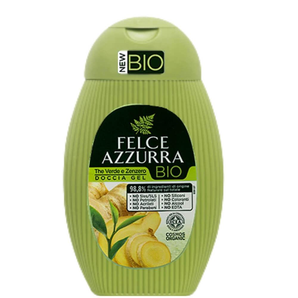 Öko-Duschgel mit grünem Tee und Ingwer 250 ml - FELCE AZZURRA